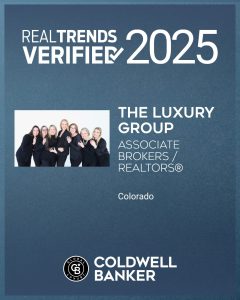 Renee Cohen and The Luxury Group at Coldwell Banker Cherry Creek, ranked among the top 1.5% of real estate teams in the U.S. by 2025 RealTrends Verified, Denver luxury Realtors